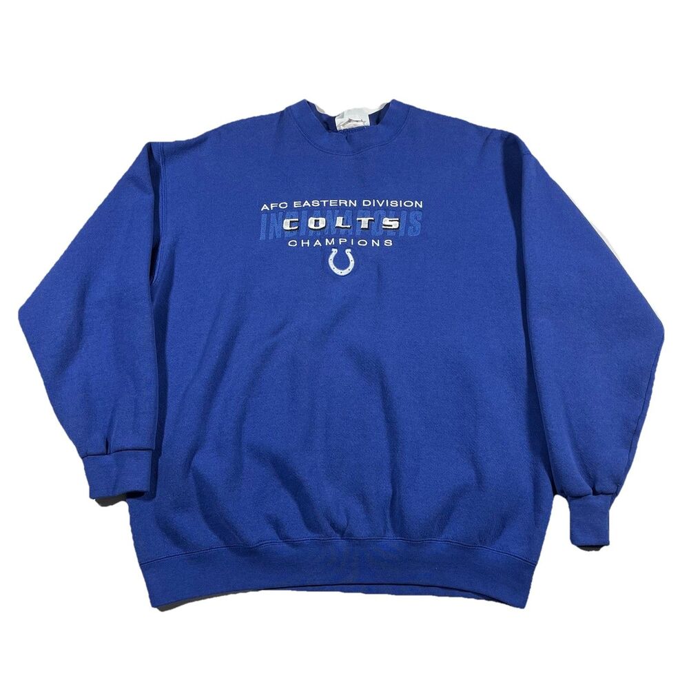 Vintage Lee Indianapolis Colts AFC East Champions Crewneck XL USA